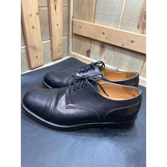 Dino Monti Mens Black Leather Oxford Dress Shoes Size 11.5 D Made In Italy main image 11